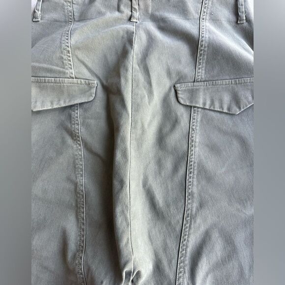 Nili Lotan Drop Crotch Army Pants with Ankle Zippers in Khaki Size 0 - Picture 5 of 10